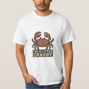 Distressed Crab – Vintage “I’m a Little Crabby” T-Shirt