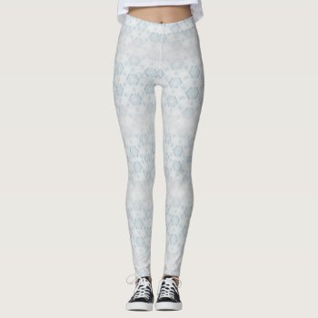 Distressed Crisscross Faded Blue Leggings by capturedbyKC at Zazzle
