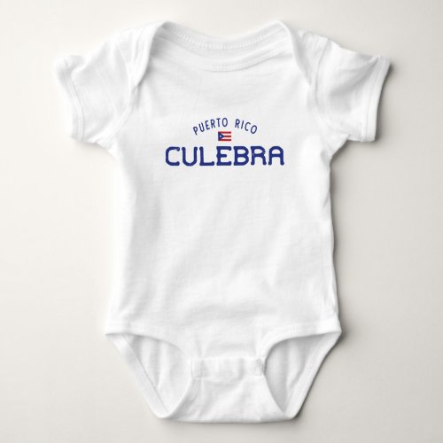 Distressed Culebra Puerto Rico Baby Bodysuit