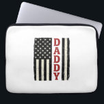 Distressed Daddy American Flag Shirt Design_1 Laptop Sleeve<br><div class="desc">Distressed Daddy American Flag Shirt Design_1</div>