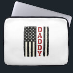 Distressed Daddy American Flag Shirt Design_1 Laptop Sleeve<br><div class="desc">Distressed Daddy American Flag Shirt Design_1</div>
