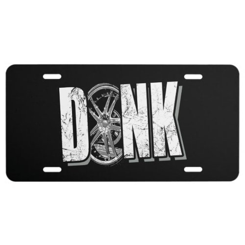 Distressed Donk Life Caprice Impala License Plate