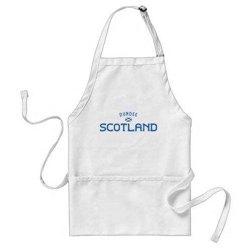 Distressed Dundee Scotland Adult Apron