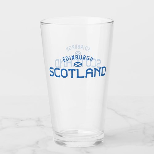 Distressed Edinburgh Scotland Glass