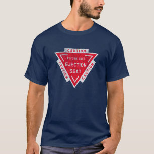 Distressed Ejection Seat Fighter Marking T-Shirt