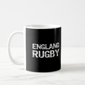 Distressed English Rugby Quote Gift For Men Englan Coffee Mug