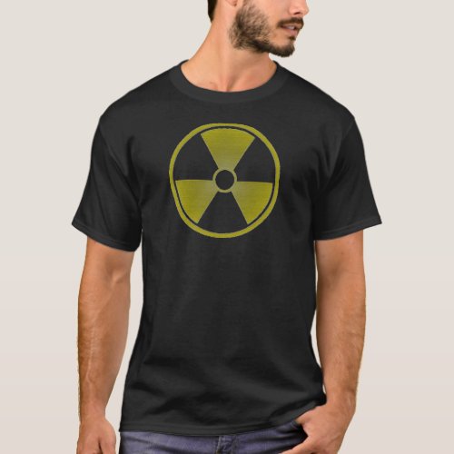 distressedfaded radioactive symbol version 3 T_Shirt