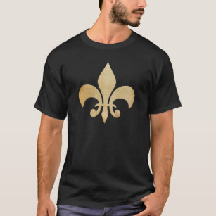 Distressed Fleur de Lis Louisiana T-Shirt