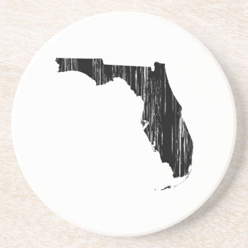 Distressed Florida State Outline Coaster