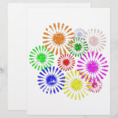 Distressed Flower Burst (Front/Back)