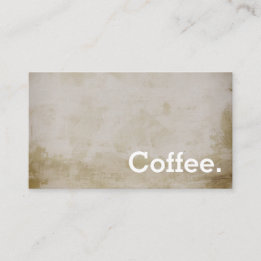 Distressed Fog Simple Loyalty Coffee Punch-Card