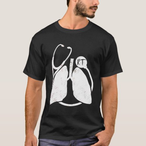 Distressed For Respiratory Therapist T_Shirt