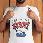 Distressed Fun Vintage Comic Book Pop Art Cartoon Apron<br><div class="desc">Fun t-apron for the coolest dad! With red,  blue,  and black colored retro style speech cloud balloon with a large 'Cool!' wordart quote text. Whimsical hipster design for those who love the trendy retro style as much as modern newer things.</div>