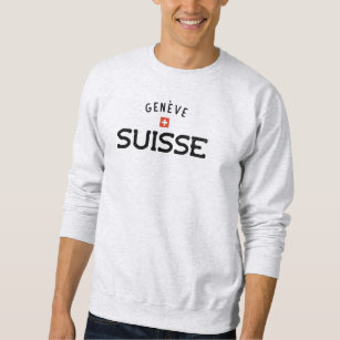 Distressed Geneve Suisse (Geneva Switzerland) Sweatshirt