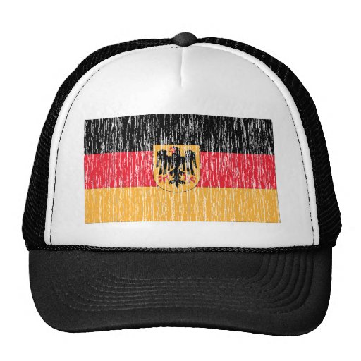 Distressed German Flag Trucker Hat | Zazzle