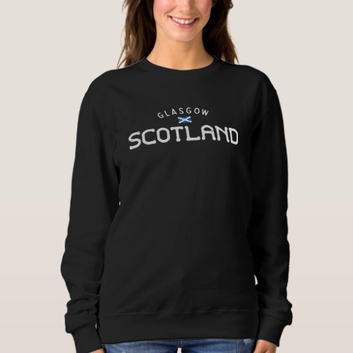 Distressed Glasgow Scotland Sweatshirt