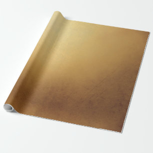 Distressed Gold Metallic Texture 3 Wrapping Paper