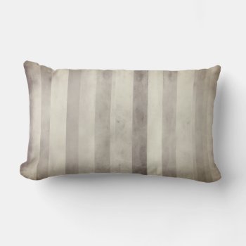 Distressed  Gray Stripes Pillow For Home Decor by annpowellart at Zazzle