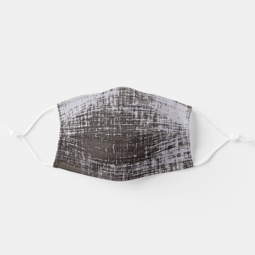 Distressed Grey Lines On Pale Grey Background Abst Adult Cloth Face Mask