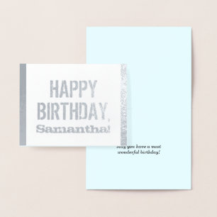 Distressed, Gritty "HAPPY BIRTHDAY" Card