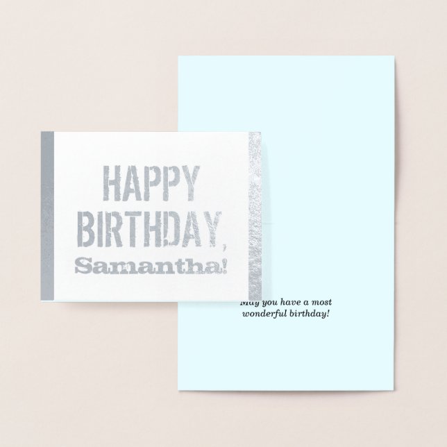 Distressed, Gritty "HAPPY BIRTHDAY" Card (Display)