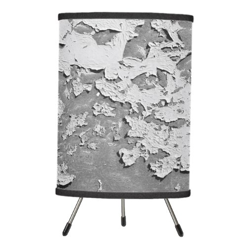 Distressed Grunge Grey Paint Decay Loft Industrial Tripod Lamp