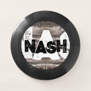 distressed grunge NASHVILLE lettering Wham-O Frisbee