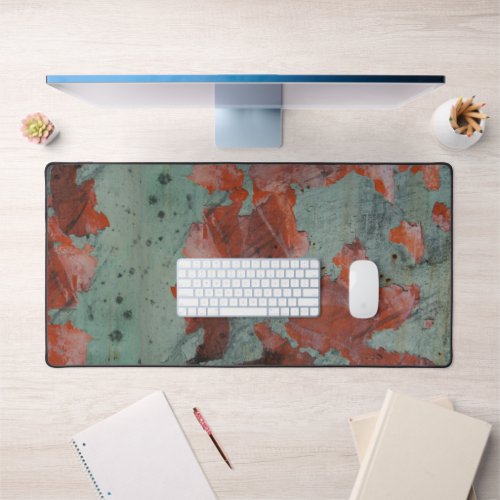    Distressed Grunge Paint Abstract Texture Modern Desk Mat