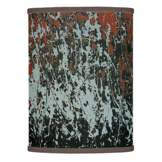 Distressed Grunge Scratched Paint Cool Industrial Lamp Shade (Front)