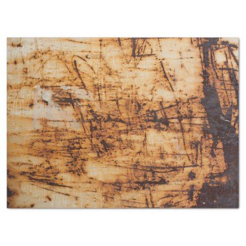 Distressed Grunge Scratched Rust Texture DIY Decor Tissue Paper
