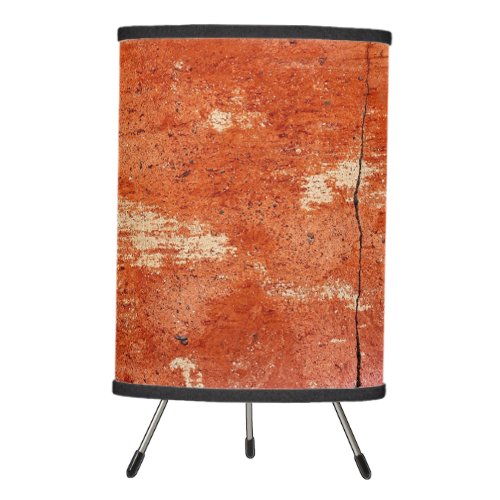 Distressed Grunge Terracotta Paint Loft Industrial Tripod Lamp