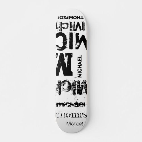Distressed Grunge Urban Typography Word Cloud Skat Skateboard