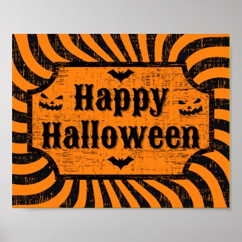 Distressed Halloween Poster