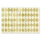 Distressed Harlequin Gold and Cream Diamond