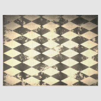 Distressed harlequin tissue paper