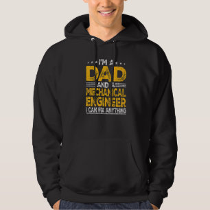 Distressed I'm A Dad And A Mechanical Engineer Eng Hoodie