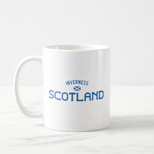 Distressed Inverness Scotland Coffee Mug