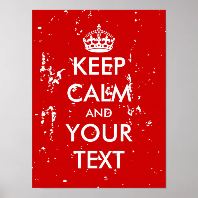 keep calm design template