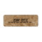 Distressed Kraft Paper Return Address Labels