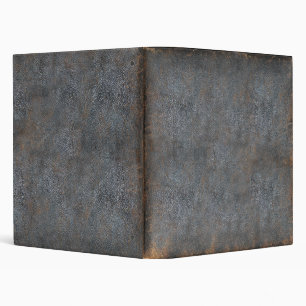 Distressed Leather Look   Antique Book Cover 3 Ring Binder