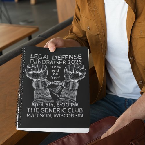 Distressed Legal Defense Fundraising Event Notebook