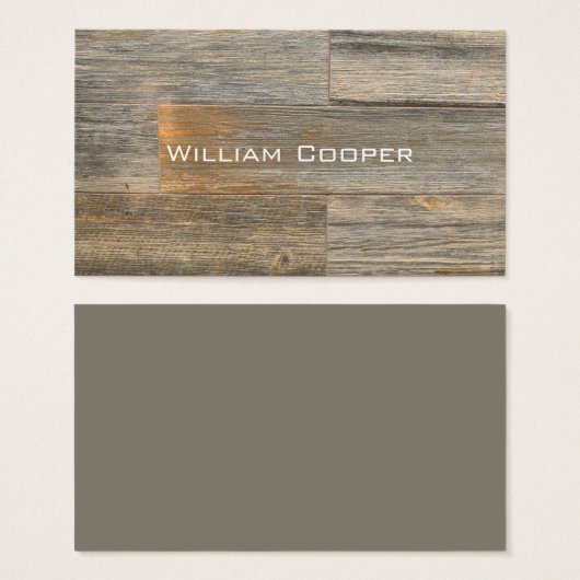 Distressed light Rustic Wood grain planks (Front & Back)