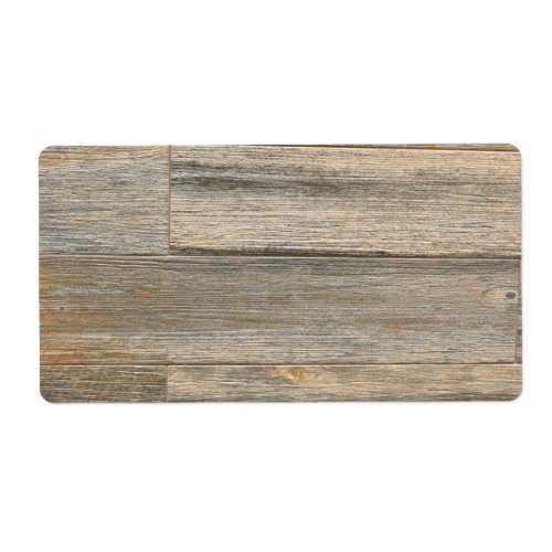 Distressed light Rustic Wood grain planks  Label