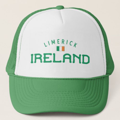 Distressed Limerick Ireland Trucker Hat