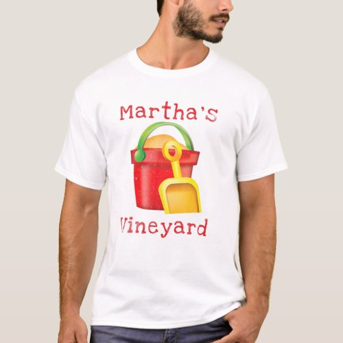 Distressed Marthas Vineyard Summer Vacation Ocean T_Shirt