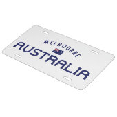 Distressed Melbourne Australia License Plate | Zazzle