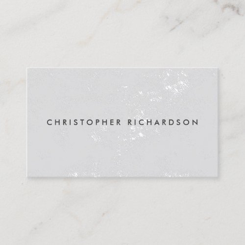 DISTRESSED MODERN and MINIMAL on LIGHT GRAY Business Card