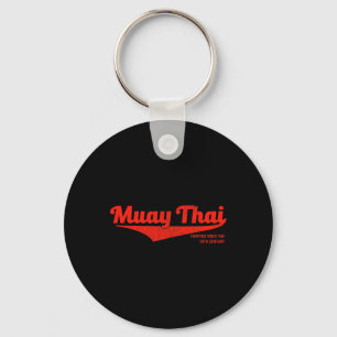 Distressed Muay Thai Kickboxing Tee, Mma Bjj, Thai Keychain