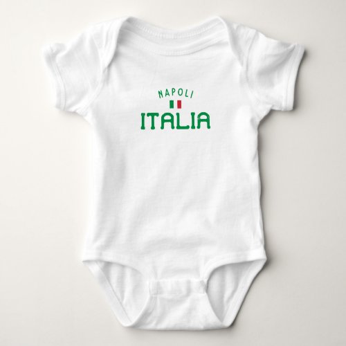 Distressed Napoli Italia Naples Italy Baby Bodysuit