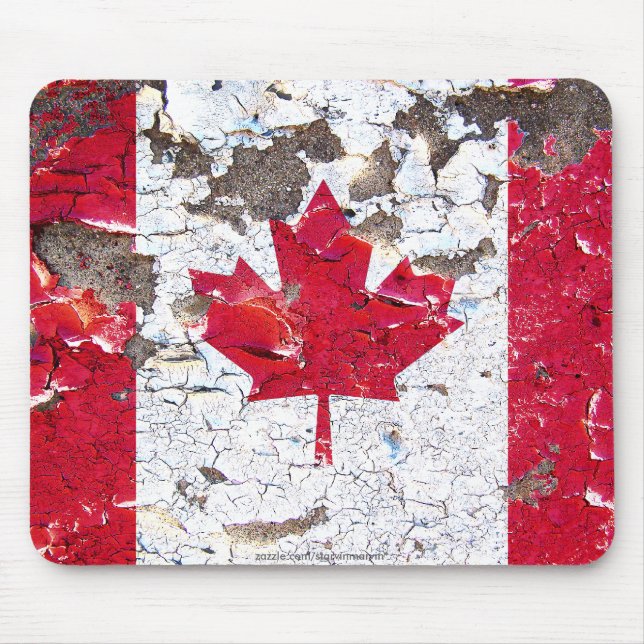 Distressed Nations - Canada (mousepad) Mouse Pad (Front)